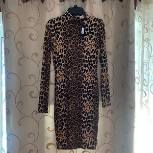 Brand new leopard dress